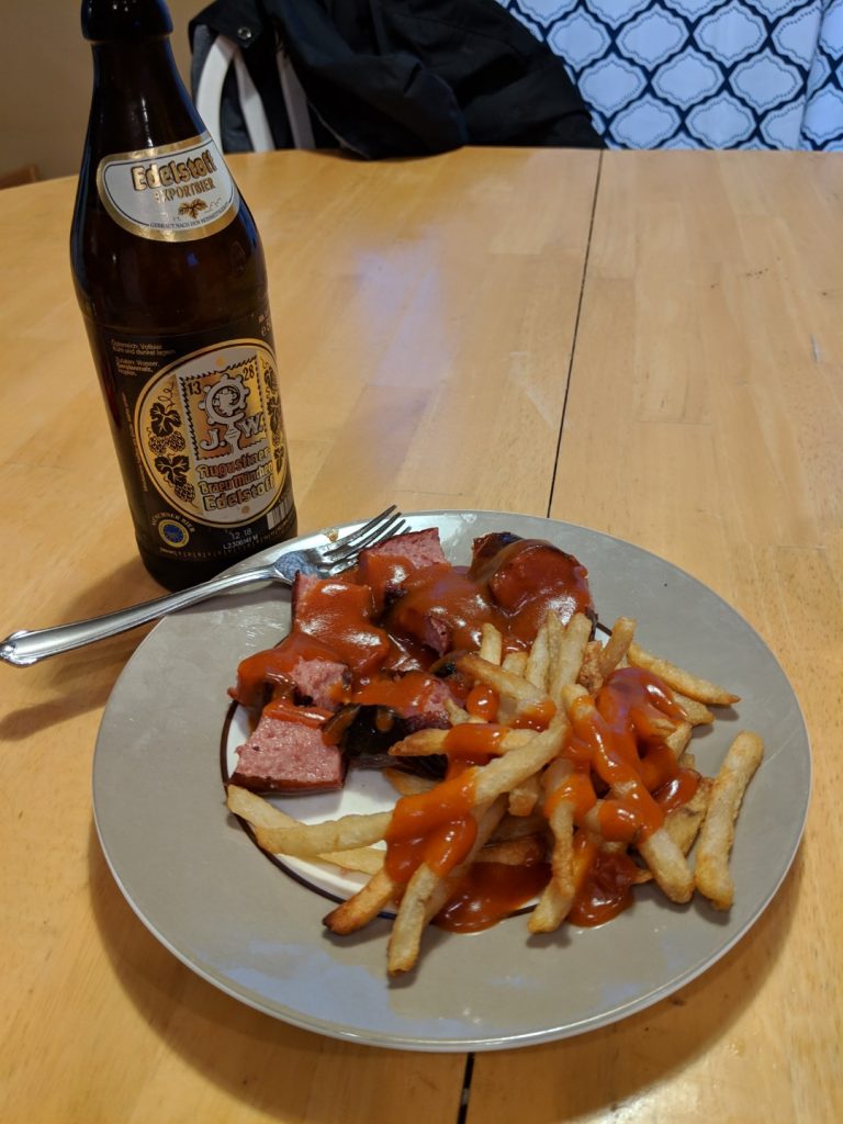 German Currywurst is a must try German food