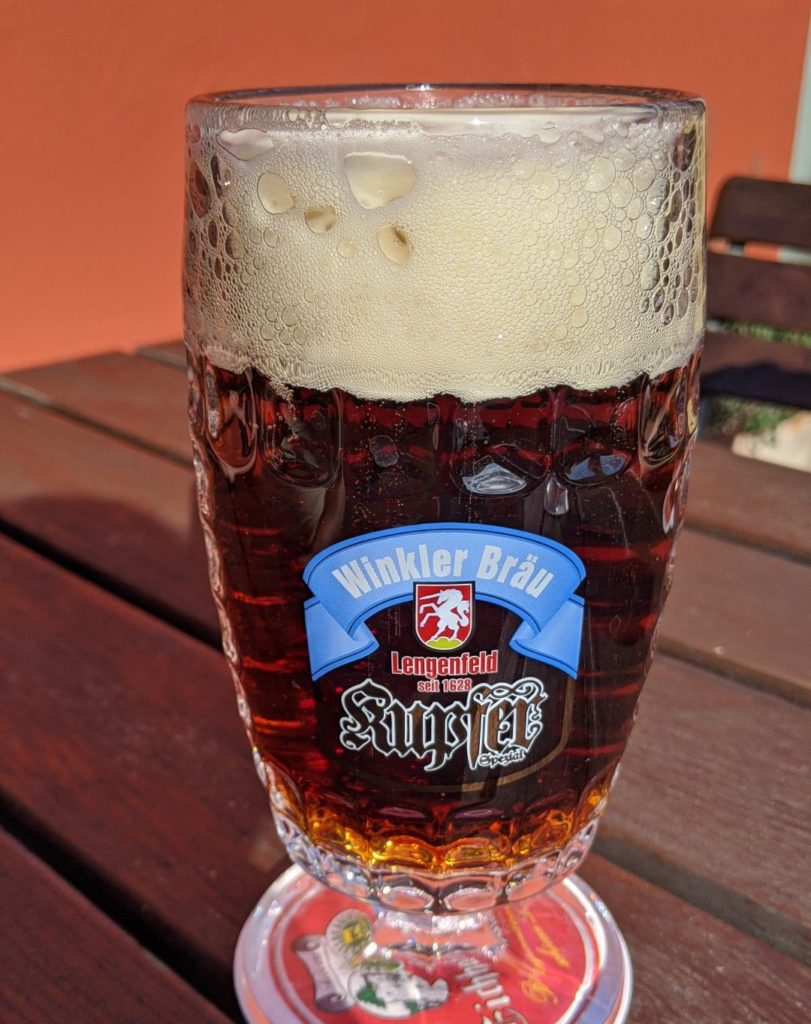 Bavarian Beer. Kupfer Bier