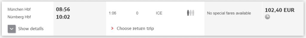 munich to nuremberg train bayern ticket vs bayern ticket ice train