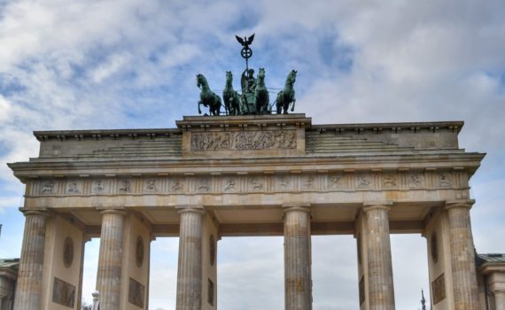 The Brandenburg gate is one of the most popular tourist places in berlin