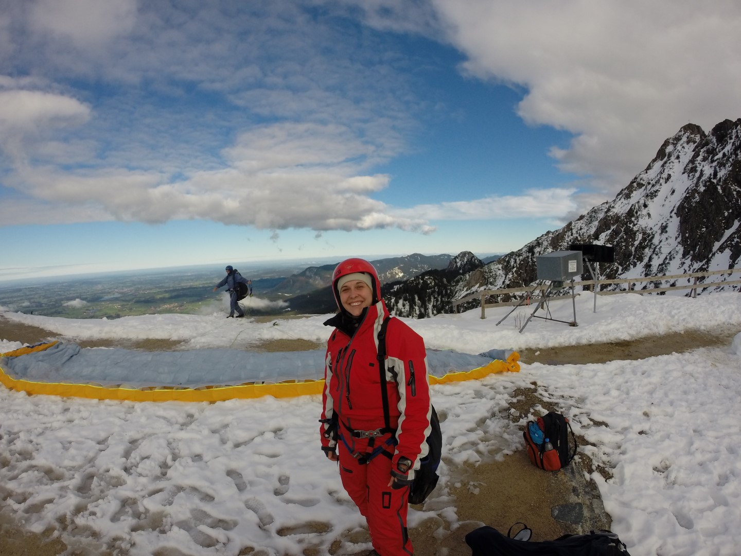 Paragliding in the Alps