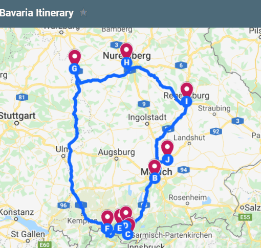 10 day bavaria itinerary. 10 day germany itinerary