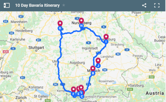 10 day bavaria itinerary. 10 day germany itinerary