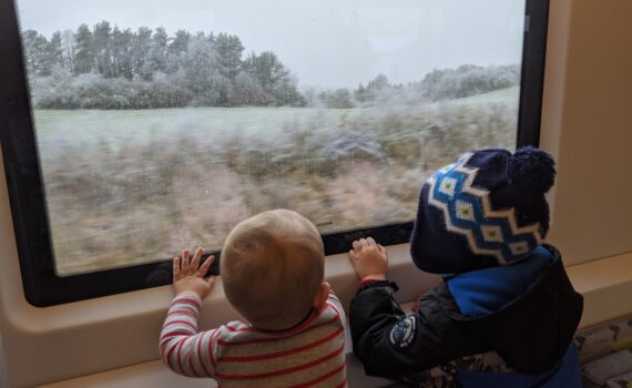 train travel with kids in germany
