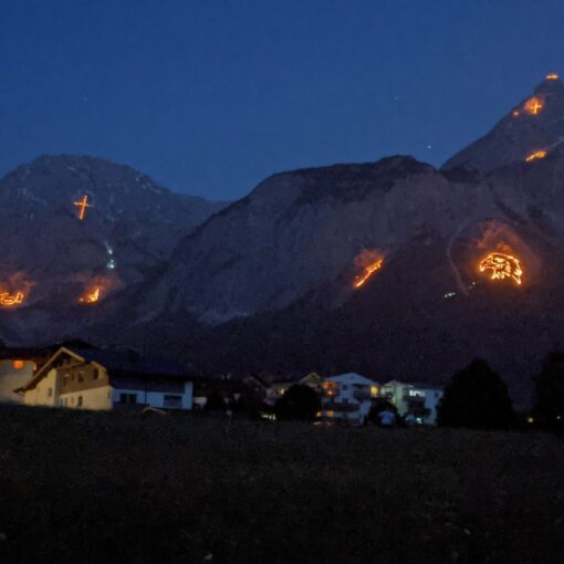 Solstice Fires Tirol