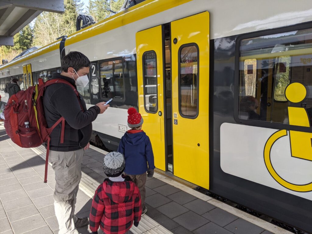 black forest by train