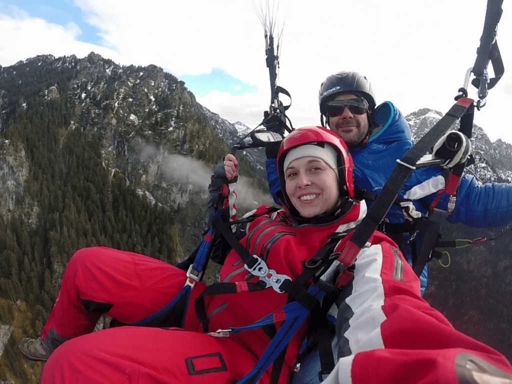 Paragliding near Garmisch