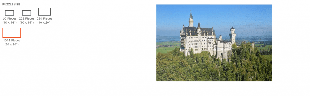 Neuschwanstein puzzle