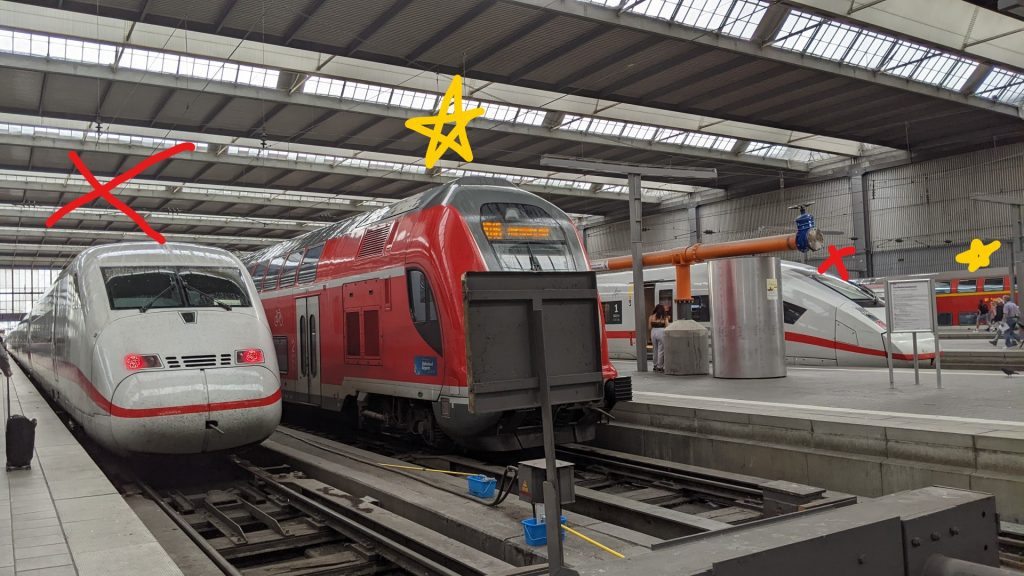 Regional vs ICE or High Speed Trains in Germany