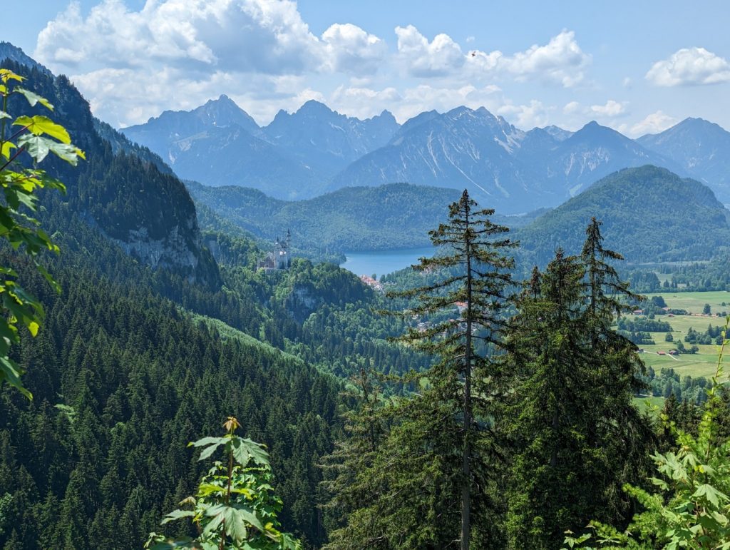 Neuschwanstein View from Tegelberg