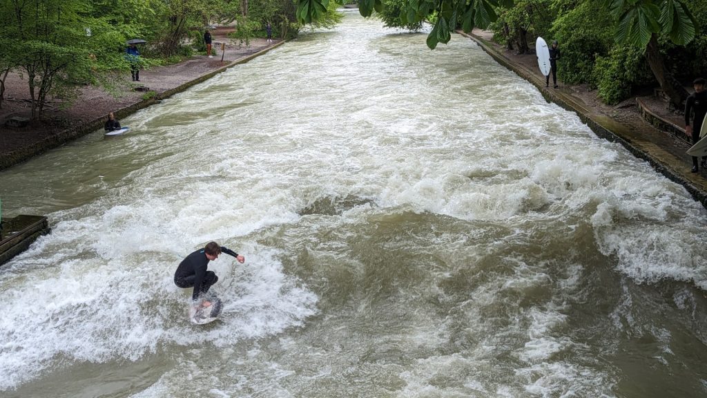 Munich English Garden Surfer