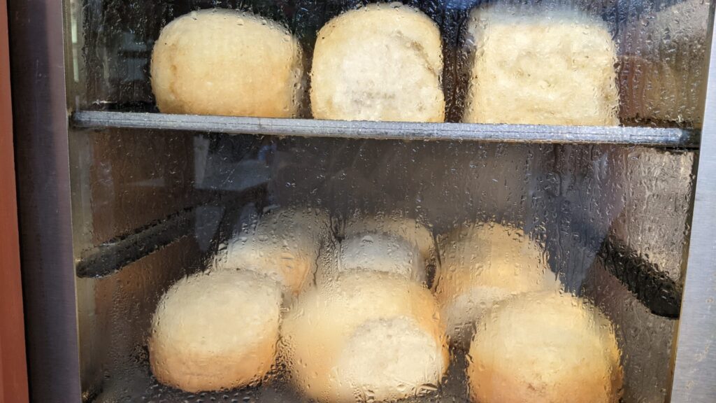 classic german christmas market food like the dampfnudel