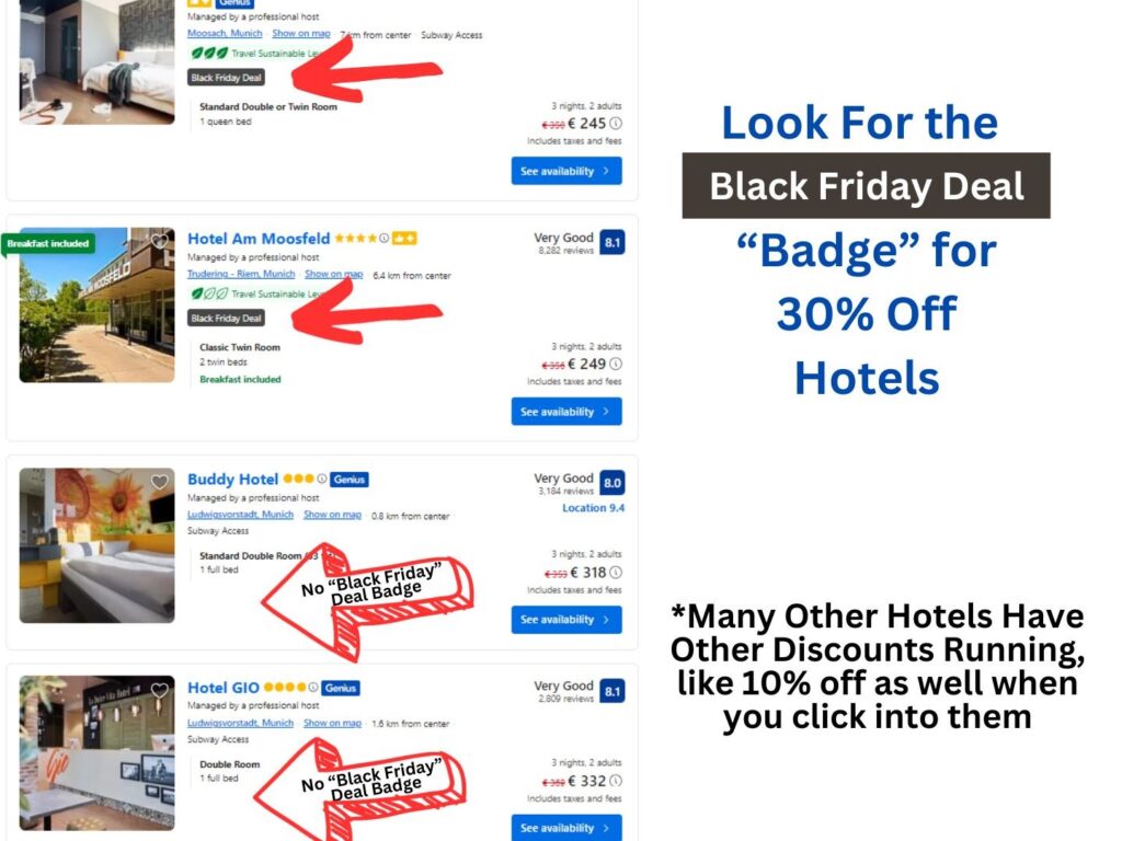 Black Friday Booking.com discounts